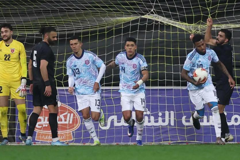 من مباراة الاردن وكورستاريكا