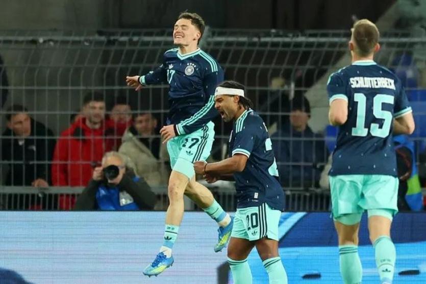 من مباراة ألمانيا وسويسرا