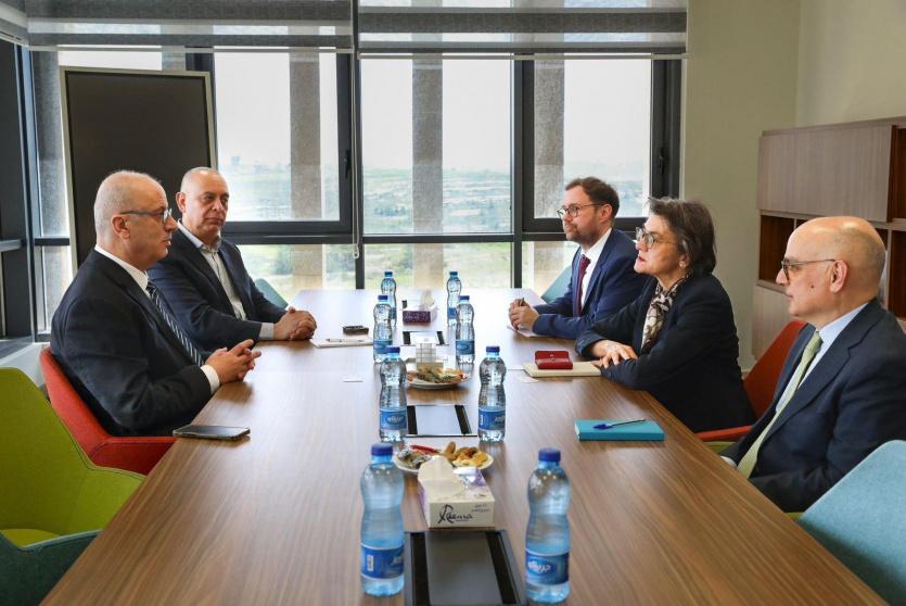 لجنة الانتخابات تستقبل رئيسة مكتب التمثيل الألماني في رام الله