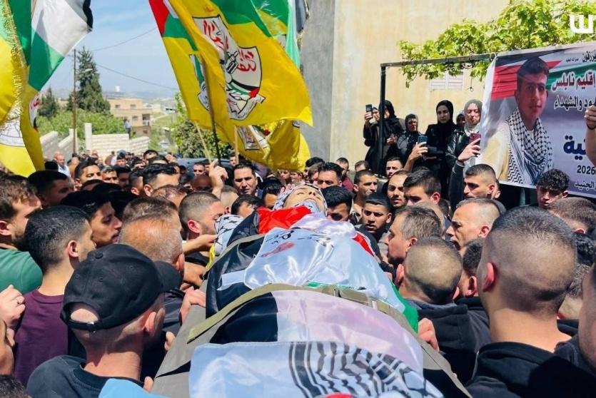 من تشييع الشهيد اشتيه