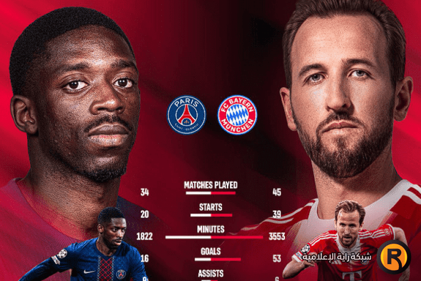 مباراة بايرن ميونخ وباريس سان جيرمان بث مباشر