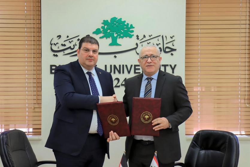 وزارة النقل توقّع مذكرة تفاهم مع جامعة بيرزيت لتعزيز التعاون في مجالات النقل والسلامة المرورية