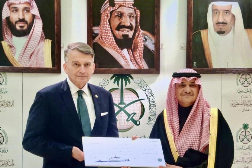 السعودية تُسلّم الأونروا مساهمتها السنوية بقيمة مليوني دولار
