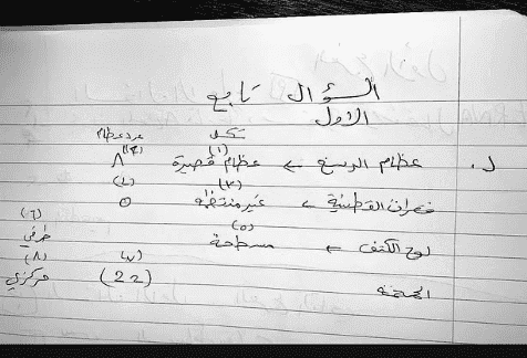 اجابات امتحان الاحياء توجيهي فلسطين 2025