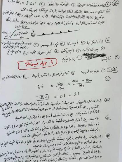 إجابة امتحان الجغرافيا 2025 توجيهي فلسطين