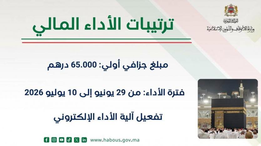 تكلفة الحج 1447 – 2026 في المغرب