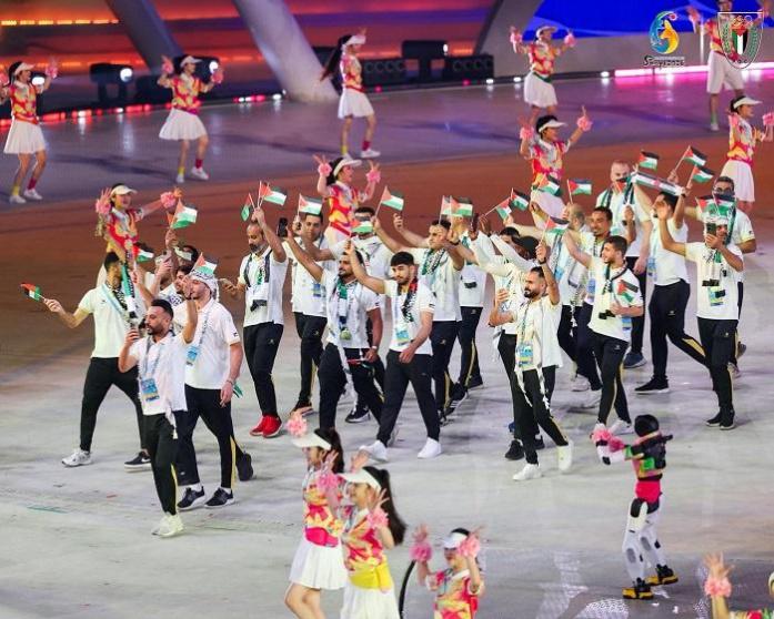 فلسطين تشارك في حفل افتتاح دورة الألعاب الآسيوية الشاطئية